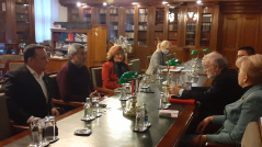 14 December 2020 The Head and members of the Parliamentary Friendship Group with Cuba in meeting with the delegation of the Serbian-Cuban Friendship Society